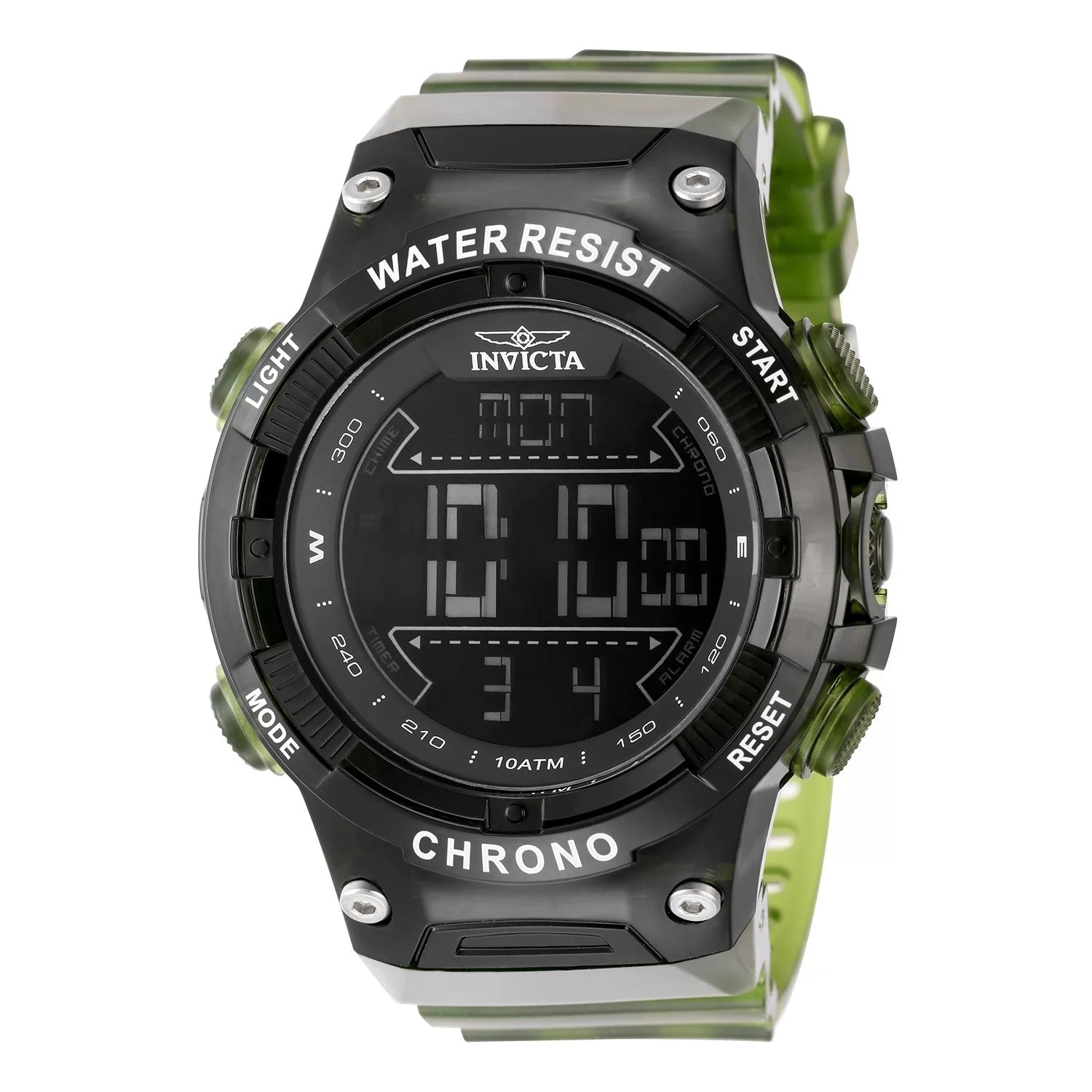 Invicta Men's 49049 Invicta Racing  Digital GMT/Alarm Black Dial Watch