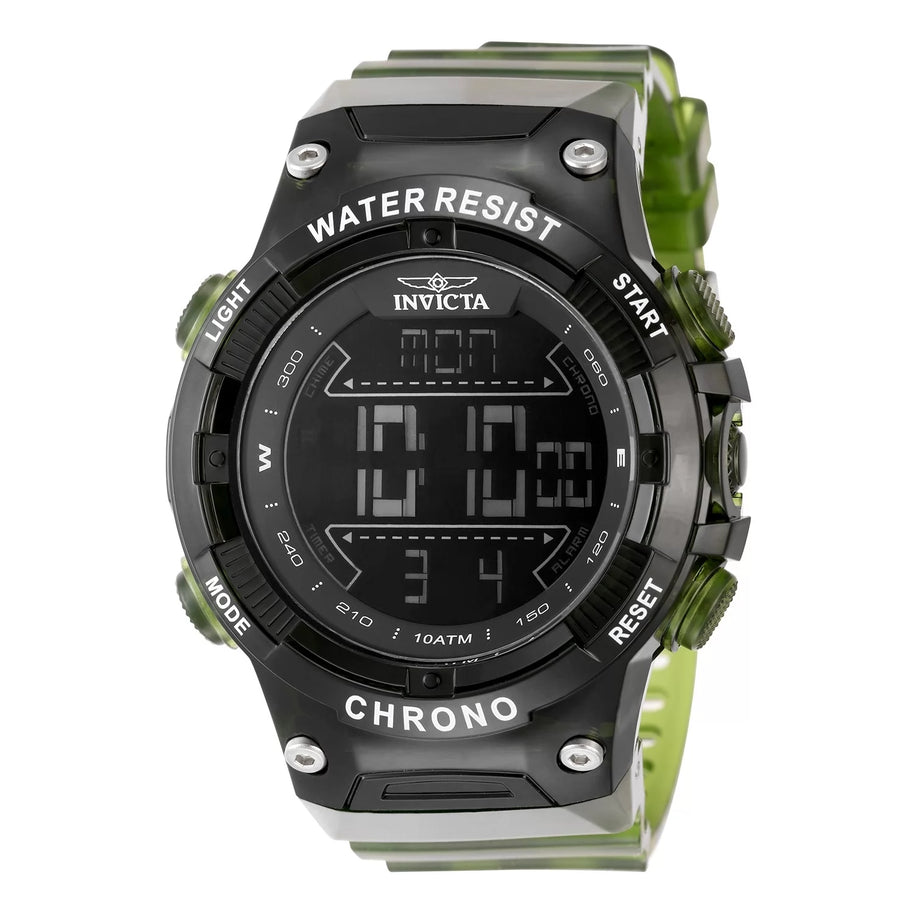 Invicta Men's 49049 Invicta Racing  Digital GMT/Alarm Black Dial Watch