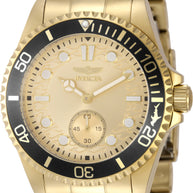 Invicta Men's 49428 Pro Diver Quartz VD78 Gold Dial Watch