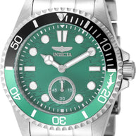 Invicta Men's 49433 Pro Diver Quartz VD78 Green Dial Watch