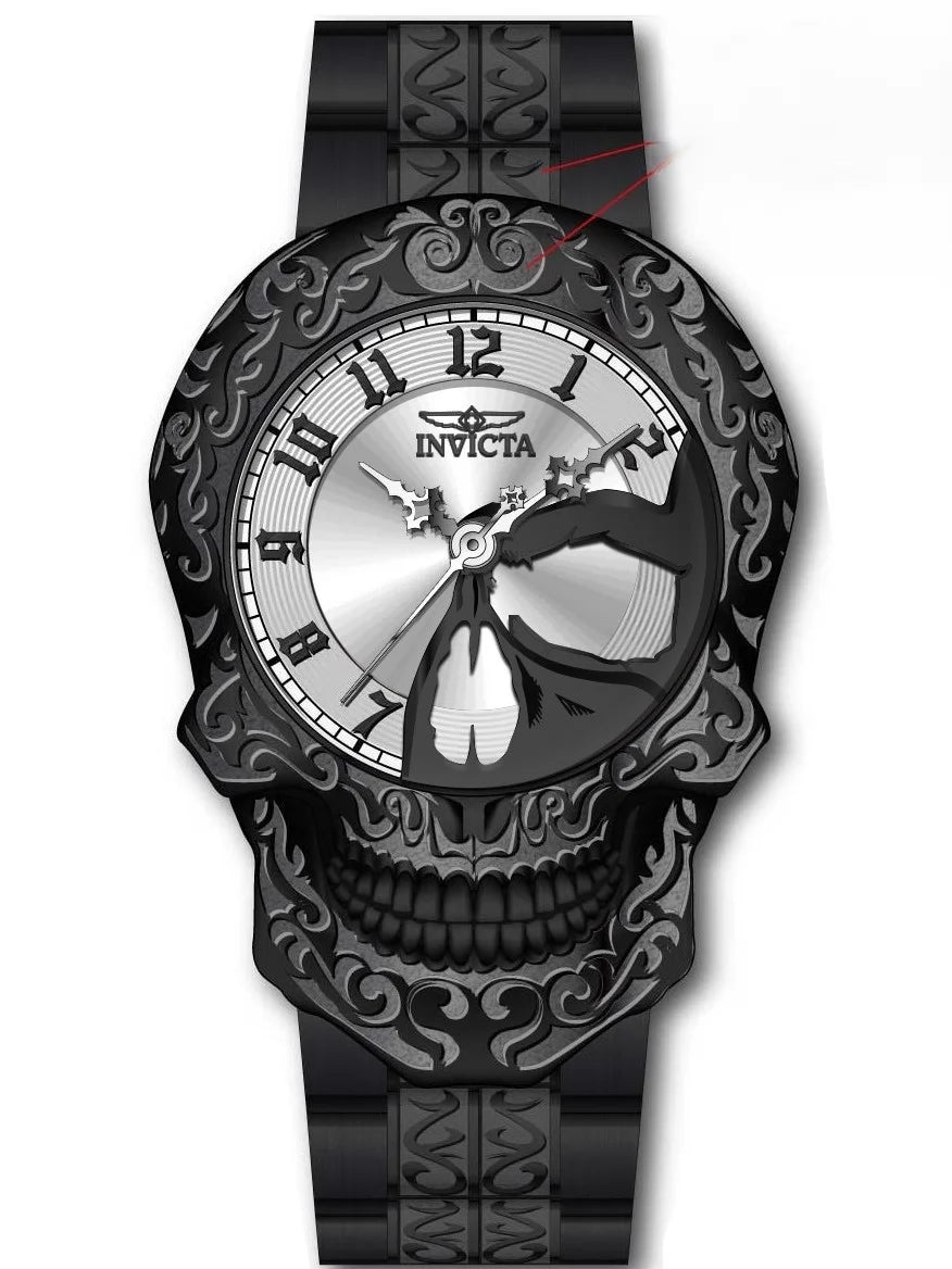 Invicta Men's 33967 Artist Automatic 3 Hand Grey, Black Dial Watch