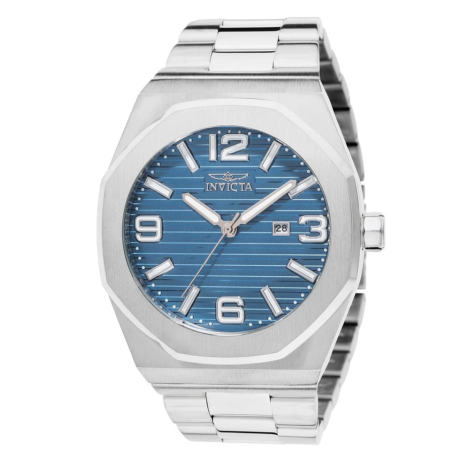 Invicta Men's 45778 Huracan Quartz 3 Hand Blue Dial Watch