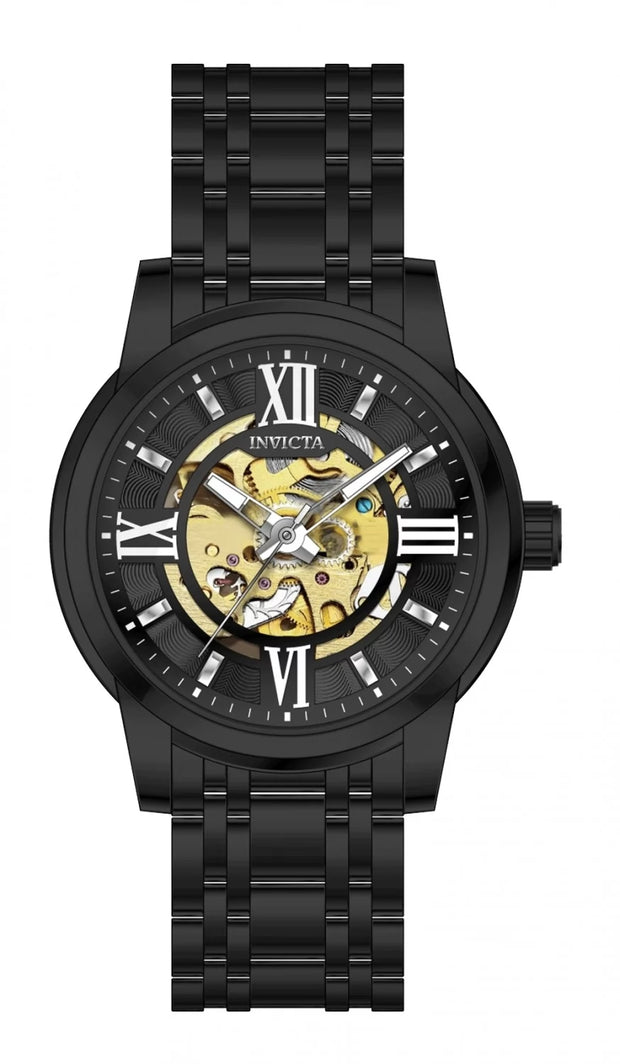 Invicta Men's 69507 Objet D Art Automatic MG11 Black Dial Watch