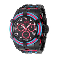 Invicta Men's 48605 Bolt Quartz Chronograph Hot Pink, Black Dial Watch