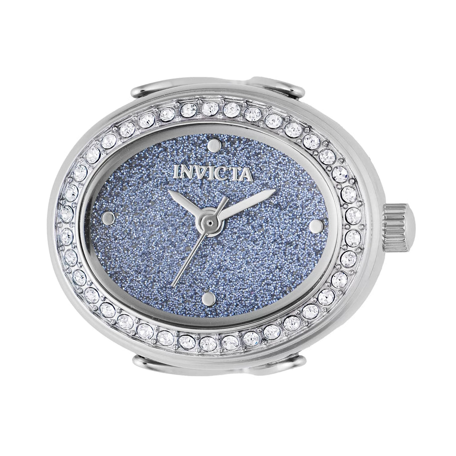 Invicta Women's 49596 Mini Quartz Blue Dial Ring Watch