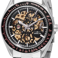 Invicta Men's 49500 Objet D Art Automatic SK008 Black Dial Watch
