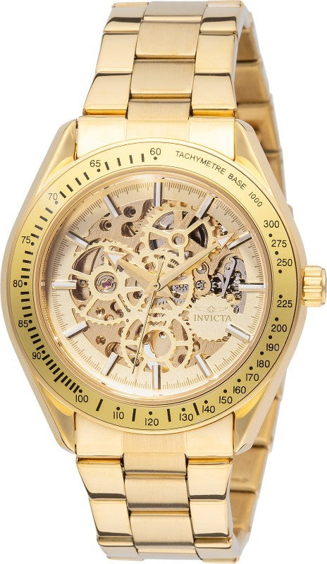 Invicta Men's 49501 Objet D Art Automatic SK008 Gold Dial Watch