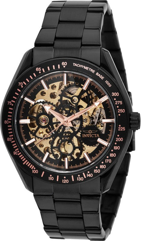 Invicta Men's 49503 Objet D Art Automatic SK008 Black Dial Watch