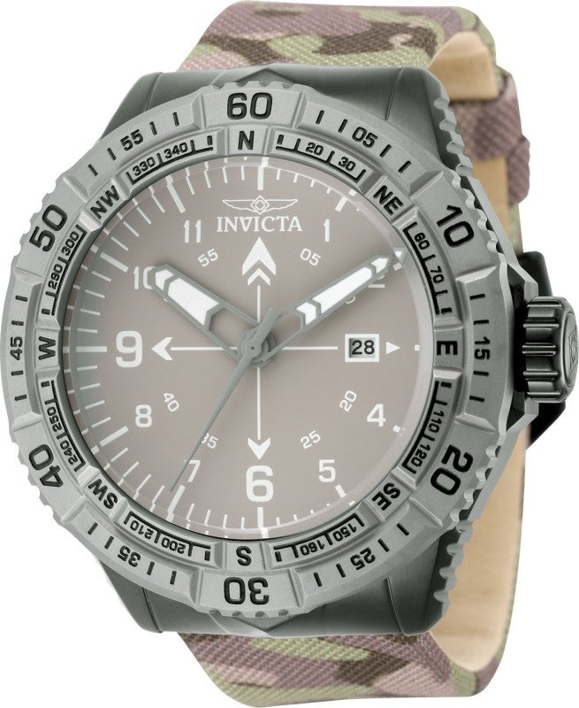 Invicta Men's 49512 Coalition Forces Quartz PC32 Matte, Metal Dial Watch