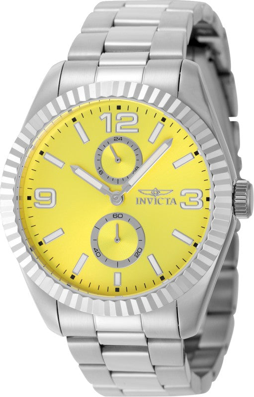 Invicta Men's 49528 Specialty Quartz VD77 Yellow Dial Watch