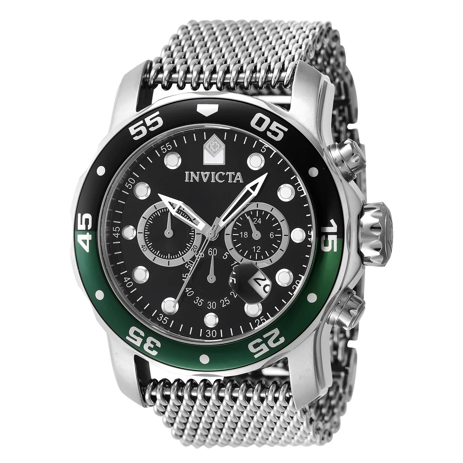 Invicta Men's 47631 Pro Diver Quartz Chronograph Black Dial Watch