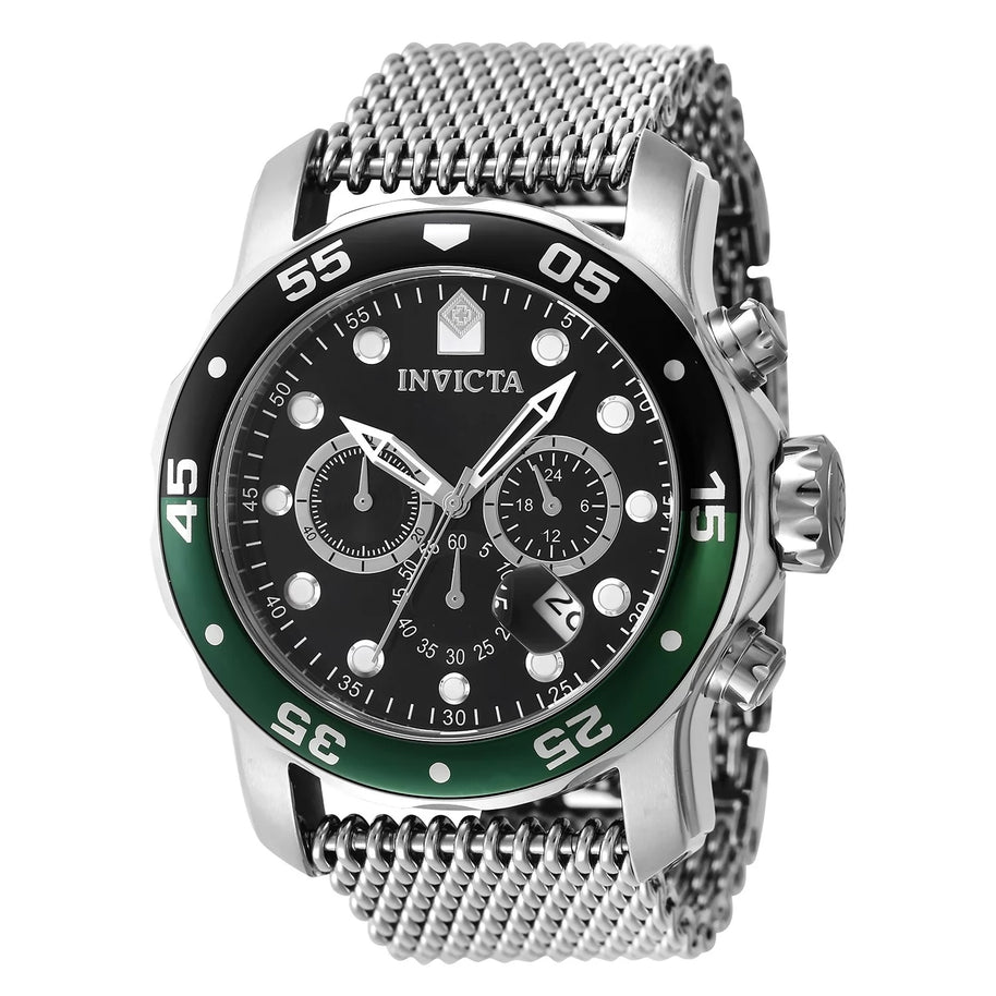 Invicta Men's 47631 Pro Diver Quartz Chronograph Black Dial Watch