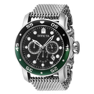 Invicta Men's 47631 Pro Diver Quartz Chronograph Black Dial Watch