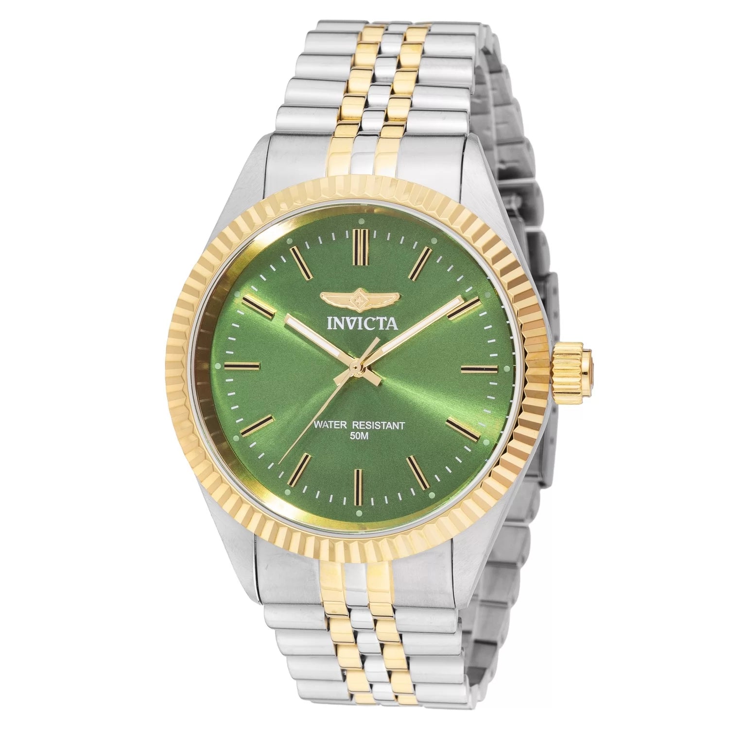 Invicta Men's 49315 Specialty  Quartz 3 Hand Green Dial Watch