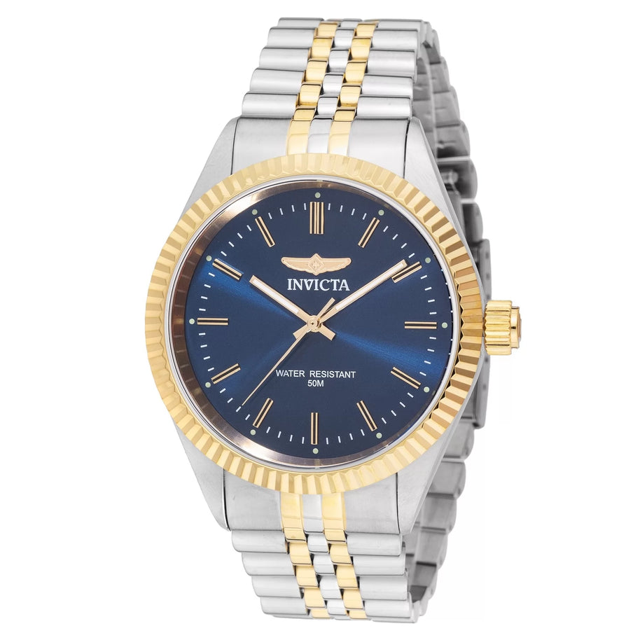 Invicta Men's 49316 Specialty  Quartz 3 Hand Blue Dial Watch