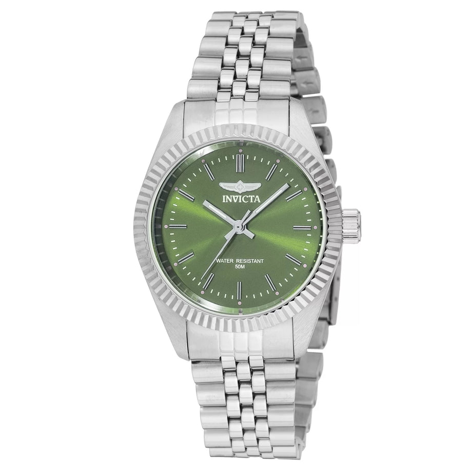 Invicta Women's 49217 Specialty  Quartz 3 Hand Green Dial Watch