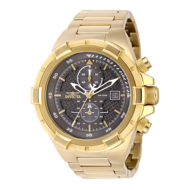 Invicta Men's 49254 Aviator Quartz VD51 Charcoal Dial Watch