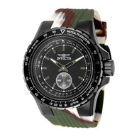 Invicta Men's 49320 Aviator  Quartz Multifunction Black Dial Watch