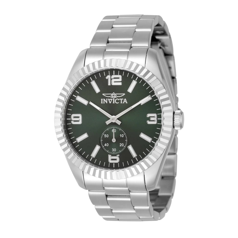 Invicta Men's 49358 Specialty  Quartz Multifunction Green Dial Watch