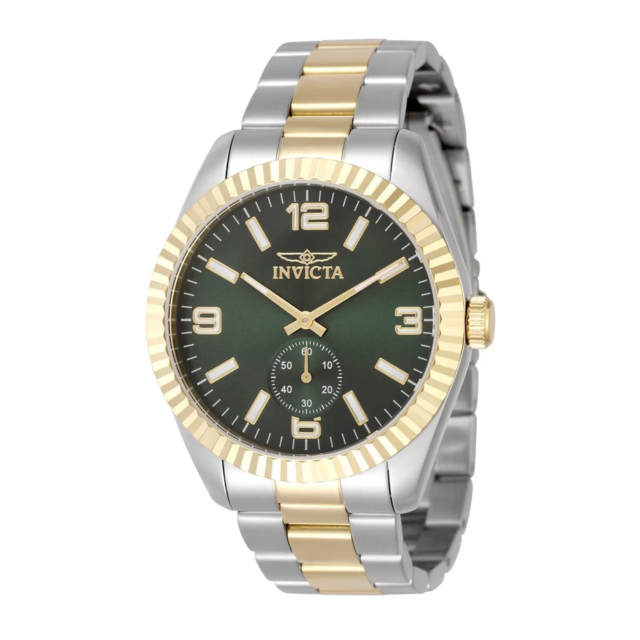 Invicta Men's 49386 Specialty  Quartz Multifunction Green Dial Watch