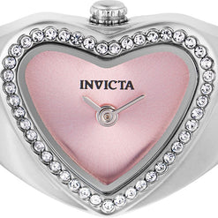 Invicta Women's 49571 Mini Quartz Pink Dial Ring Watch