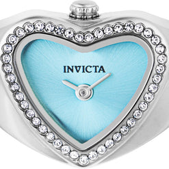 Invicta Women's 49573 Mini Quartz Light Blue Dial Ring Watch