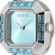 Invicta Women's 49579 Mini Quartz 2 Hand Tiffany Blue Dial Ring Watch