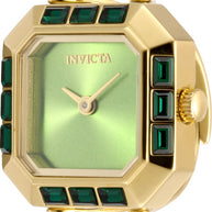 Invicta Women's 49583 Mini Quartz 2 Hand Green Dial Ring Watch