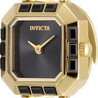 Invicta Women's 49584 Mini Quartz 2 Hand Black Dial Ring Watch