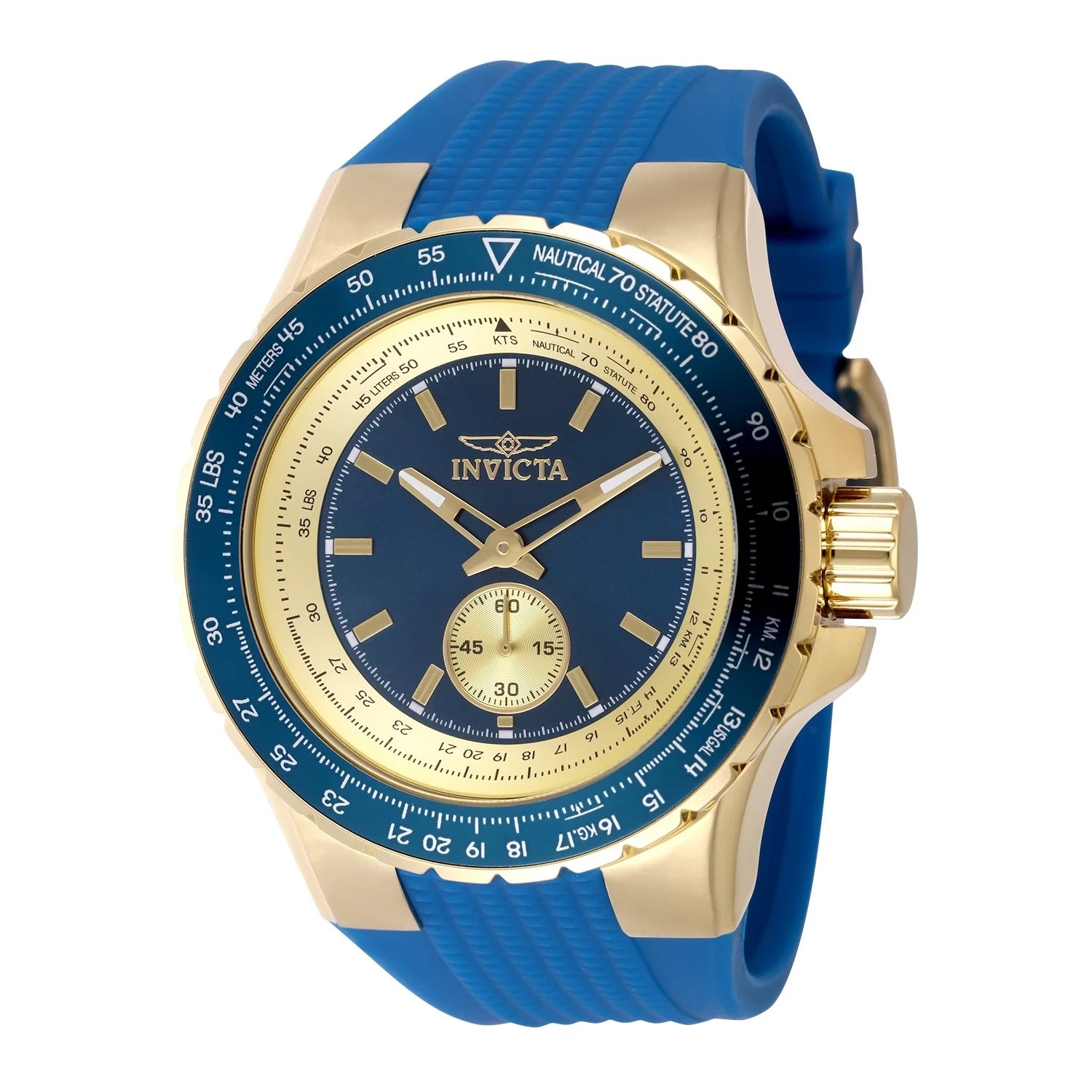 Invicta Men's 49307 Aviator  Quartz Multifunction Blue Dial Watch