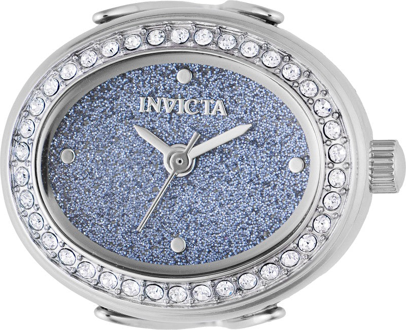 Invicta Women's 49596 Mini Quartz Blue Dial Ring Watch