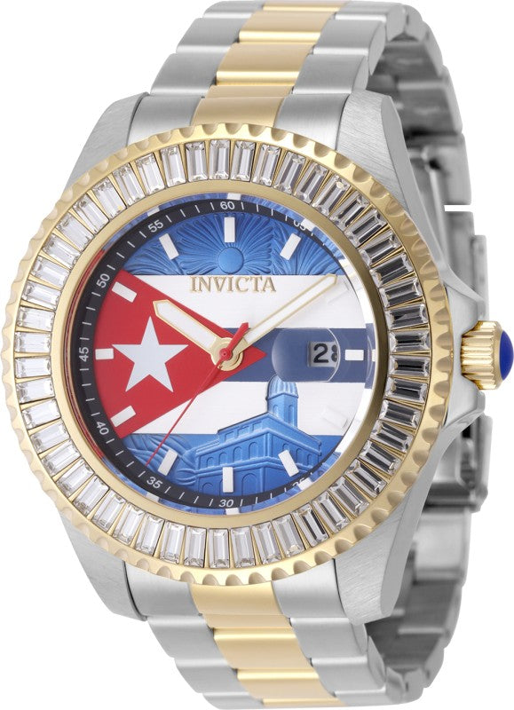 Invicta Men's 49619 Pro Diver Quartz PC32 Metal Dial Watch