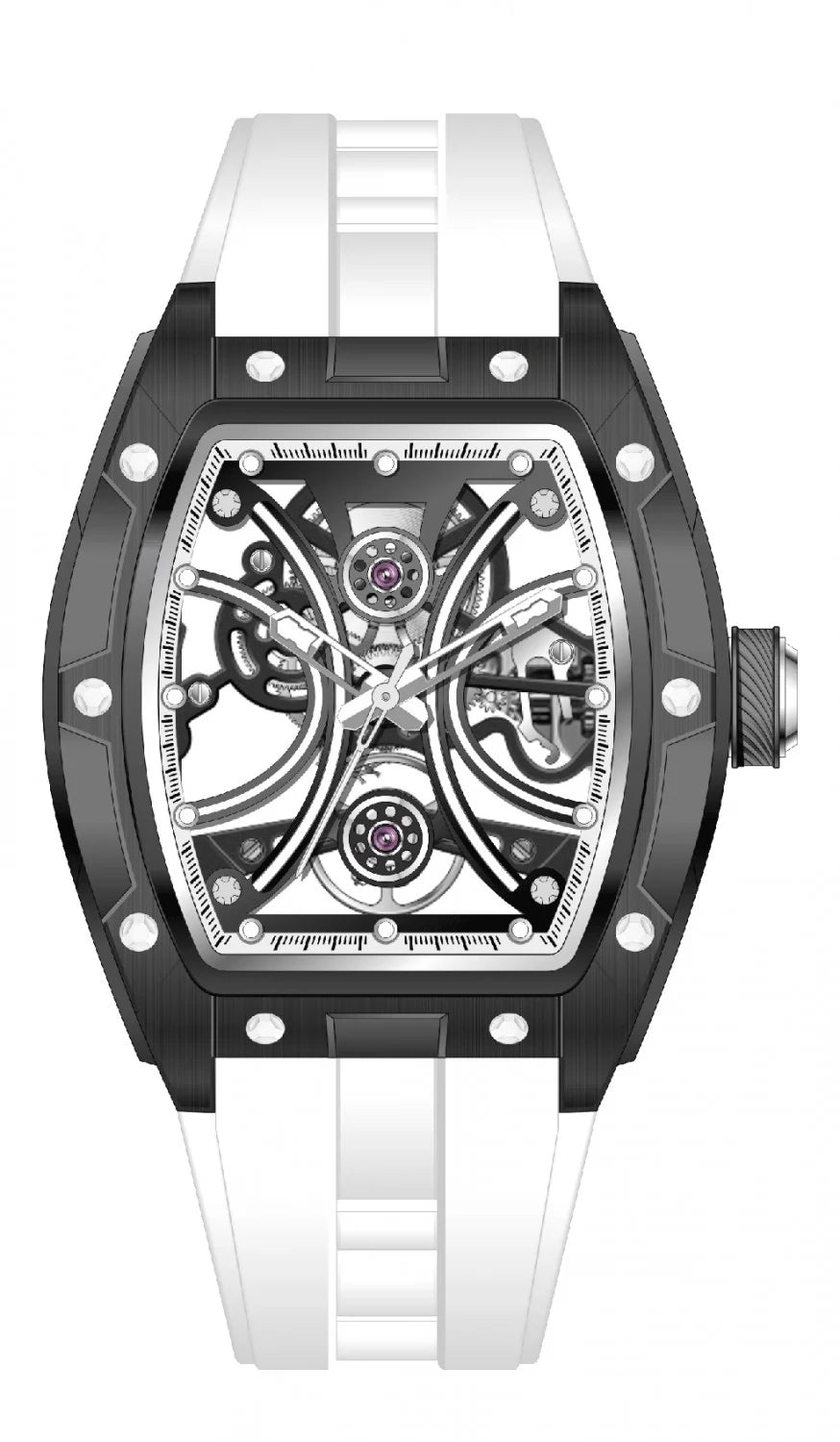 Invicta Men's 69525 S1 Rally Automatic A17J Black Dial Watch