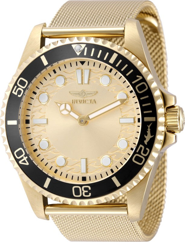 Invicta Men's 49690 Pro Diver Quartz 2026 Brass Dial Watch