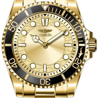 Invicta Men's 49700 Pro Diver Quartz PC20S Gold Dial Watch