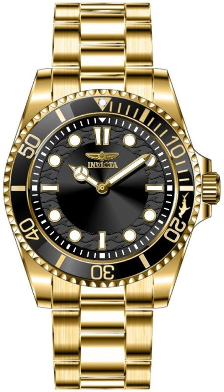 Invicta Men's 49701 Pro Diver Quartz PC20S Black Dial Watch