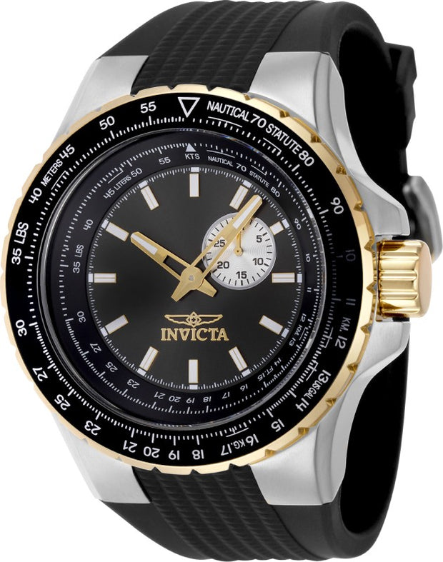 Invicta Men's 49718 Aviator Quartz VD72 Gunmetal Dial Watch