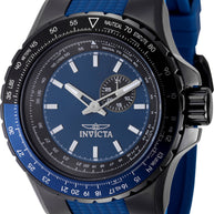Invicta Men's 49722 Aviator Quartz VD72 Blue Dial Watch