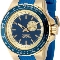 Invicta Men's 49727 Aviator Quartz VD72 Blue Dial Watch