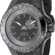 Invicta Men's 49728 Aviator Quartz VD72 Black Dial Watch