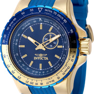 Invicta Men's 49732 Aviator Quartz VD72 Blue Dial Watch