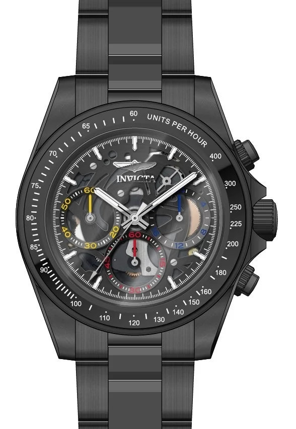 Invicta Men's 50273 Speedway Quartz VD54 Black Dial Watch