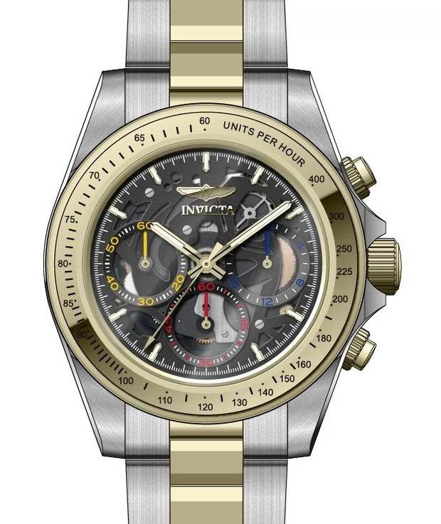Invicta Men's 50275 Speedway Quartz VD54 Black Dial Watch