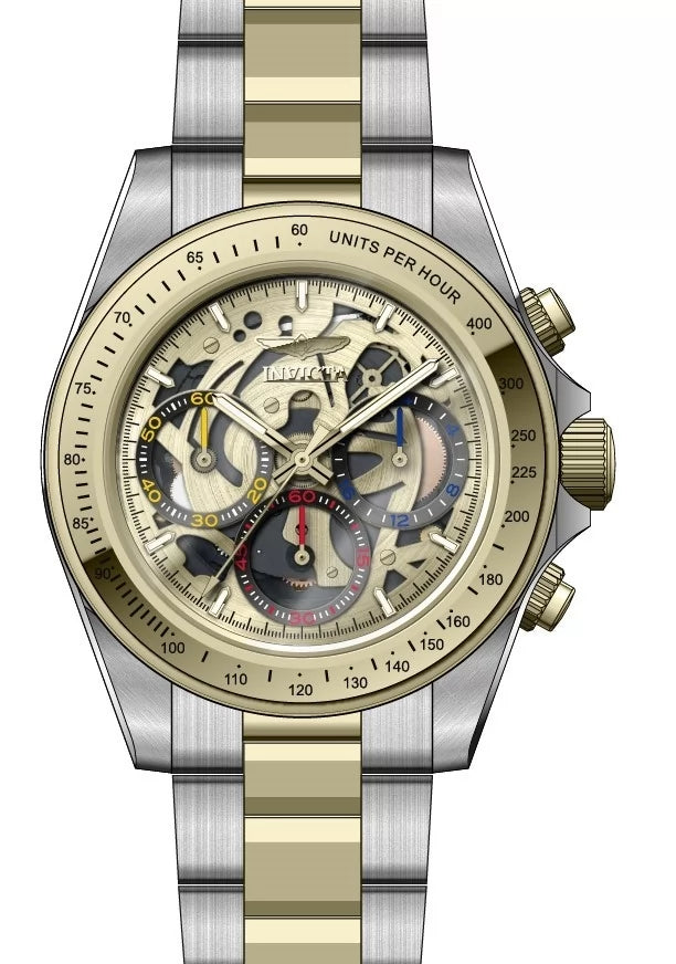 Invicta Men's 50276 Speedway Quartz VD54 Gold Dial Watch