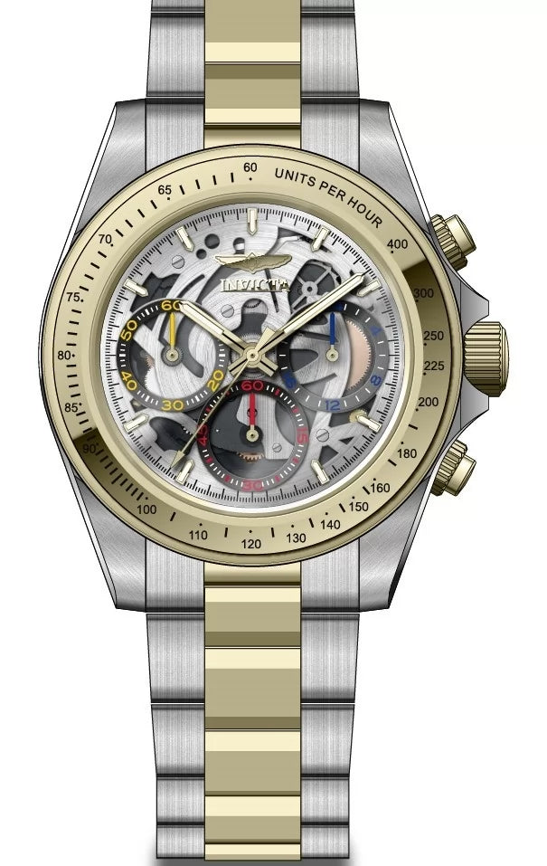 Invicta Men's 50277 Speedway Quartz VD54 Silver Dial Watch