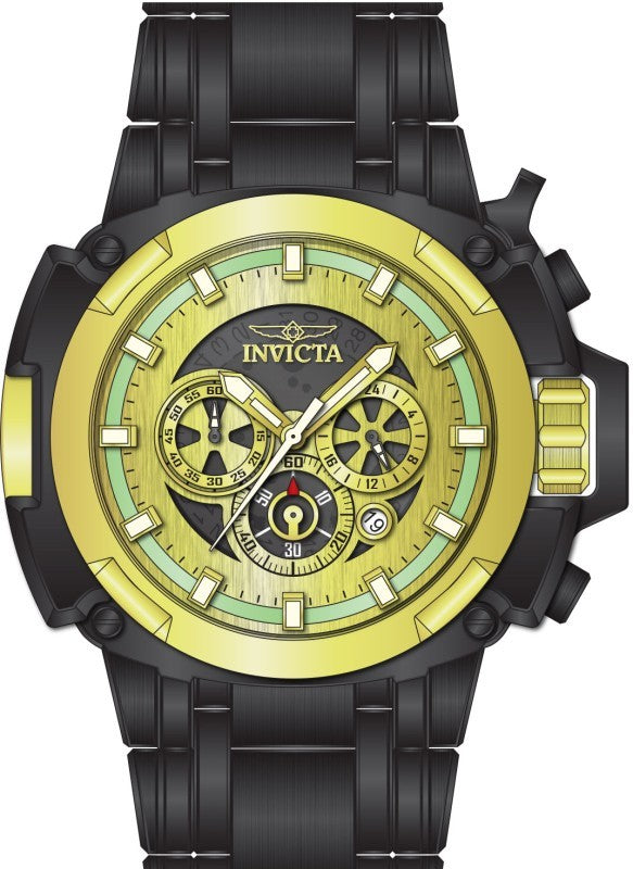 Invicta Men's 49774 Coalition Forces Quartz VD53 Gold, Light Grey Dial Watch