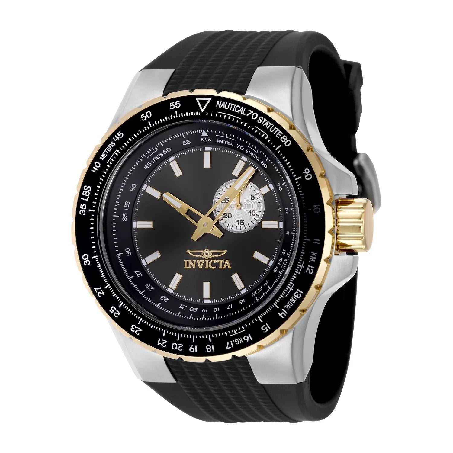 Invicta Men's 49718 Aviator Quartz VD72 Gunmetal Dial Watch