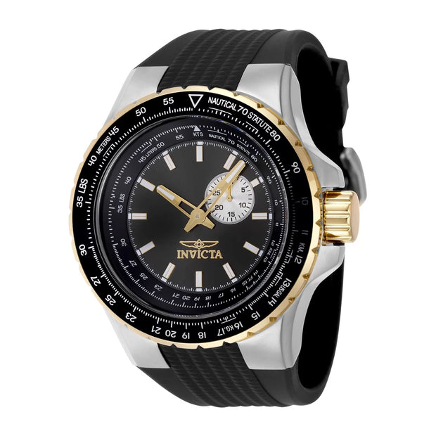 Invicta Men's 49718 Aviator Quartz VD72 Gunmetal Dial Watch