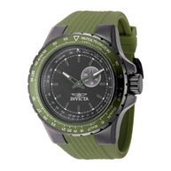 Invicta Men's 49729 Aviator Quartz VD72 Black Dial Watch