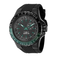 Invicta Men's 49731 Aviator Quartz VD72 Black Dial Watch
